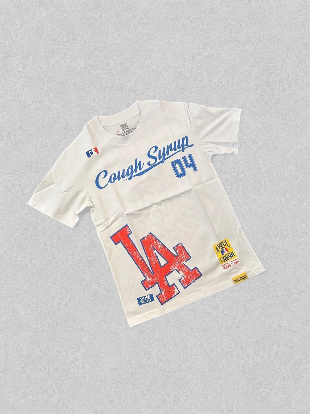 Cough Syrup 04 Graphic Short Sleeve Tee - White